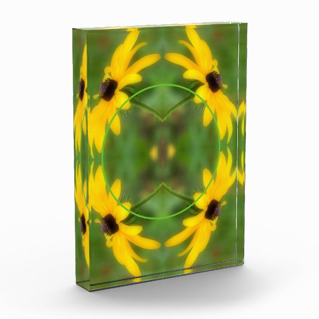 Black Eyed Susan Daisy Create Your Own  Photo Block (Left)