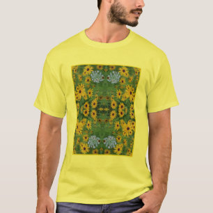 Black Eyed Susan Daisy Flower Painting Abstract T-Shirt