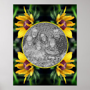 Black Eyed Susan Flower Add Your Own Photo    Poster