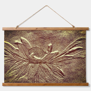 Black Eyed Susan Flower Art Sculpted Effect   Hanging Tapestry