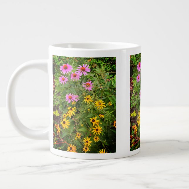 Black-Eyed Susan Large Coffee Mug (Left)