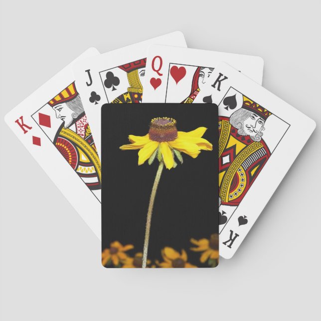 Black Eyed Susan Playing Card (Back)