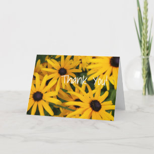 Black Eyed Susan Thank You Holiday Card