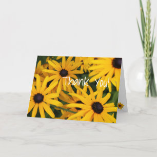 Black Eyed Susan Thank You Holiday Card