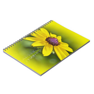 Black-Eyed Susan Wildflower Spiral Notebook
