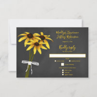 Black Eyed Susan wildflower wedding