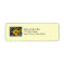 Black-Eyed Susan Yellow Return Address Labels