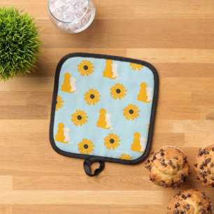 Black Eyed Susans and Goldens Pot Holder