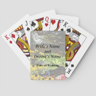 Black-Eyed Susans By Koi Pond Wedding Products Playing Cards