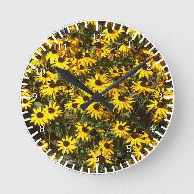 Black eyed Susans clock (Front)