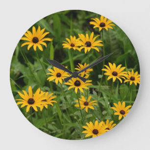 Black-Eyed Susans clock