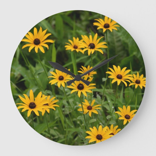 Black-Eyed Susans clock (Front)