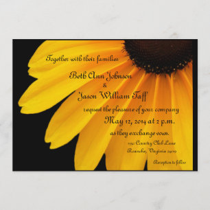 Black Eyed Susans  Theme Invitation