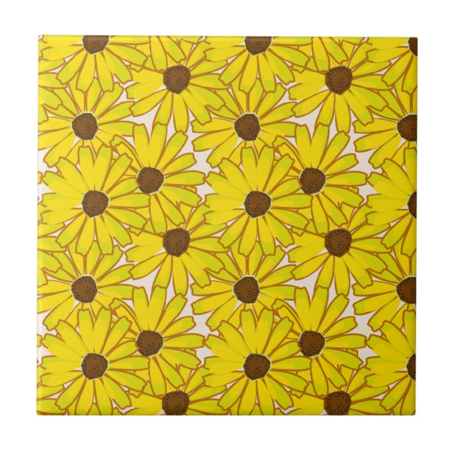 Black Eyed Susan's Tile (Front)