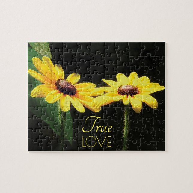 Black Eyed Susans True Love Fine Art Photography Jigsaw Puzzle (Horizontal)