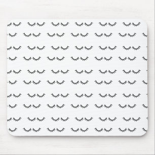 Black Eyelashes Mouse Pad