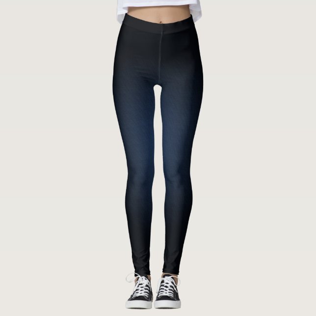 Black & Faded Colour Leggings (Front)