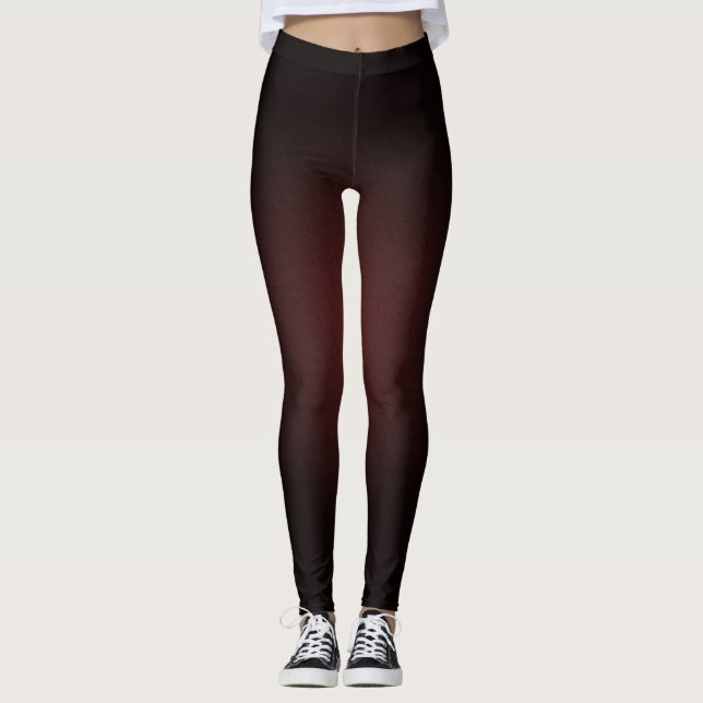 Black & Faded Colour Leggings (Front)
