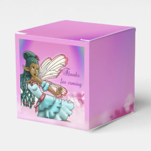 Black Fairy Birthday Favour Box