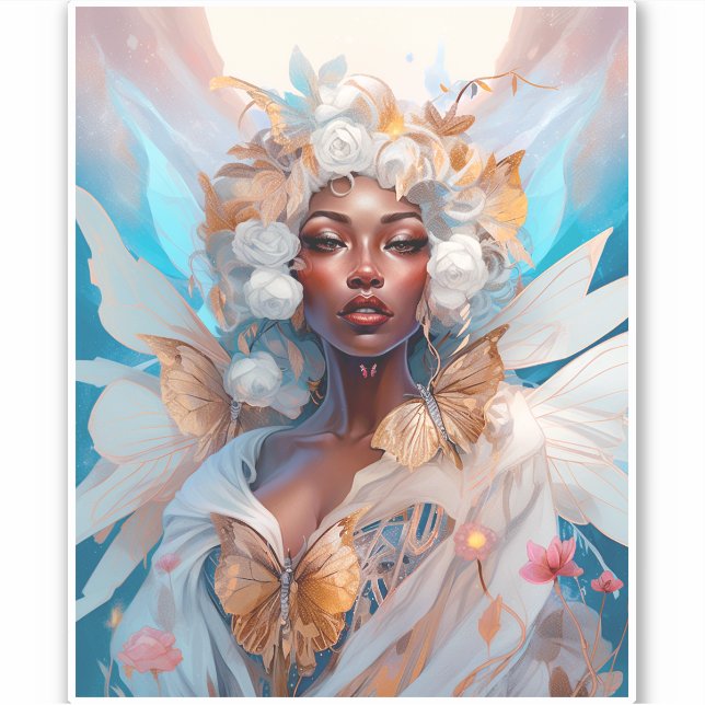 Black Fairy Queen Fantasy Art (Front)