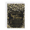 Black Fake Gold Foil Confetti Sweet 16 Party