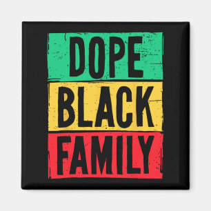 black family juneteenth history month matching magnet