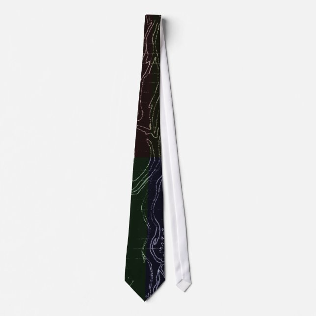 Black Fashion Tie (Front)