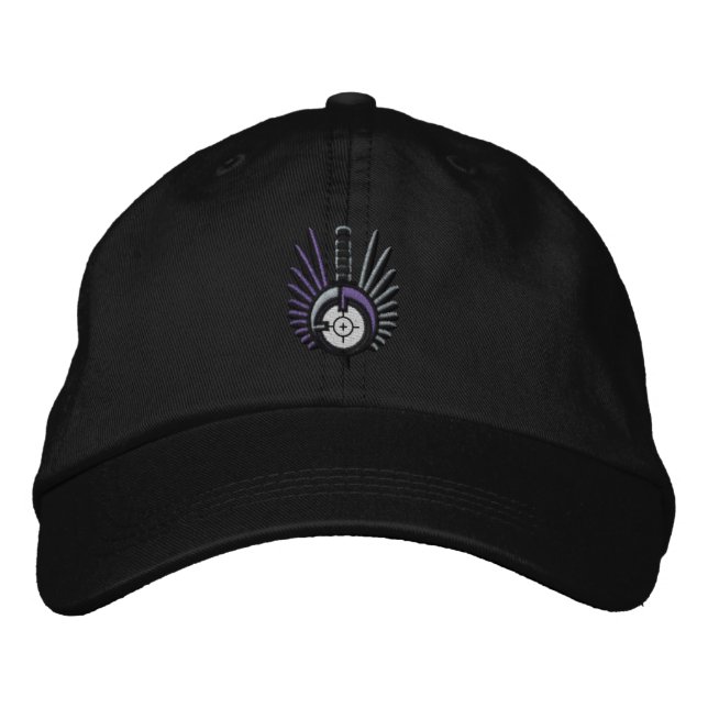 Black FateofDestinee Embroidered Logo Ball Cap (Front)