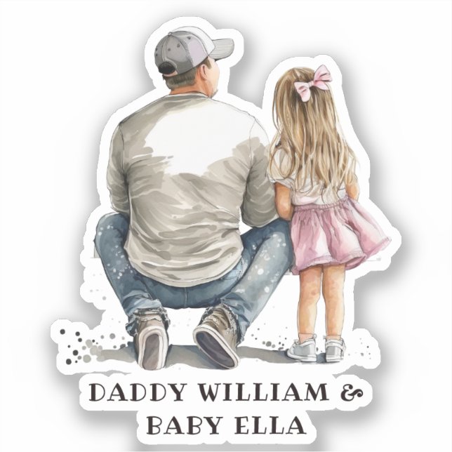 Black Father and Daughter Bond (10) (Front)