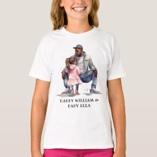 Black Father and Daughter Bond (2) T-Shirt