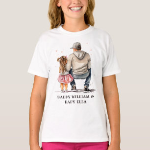 Black Father and Daughter Bond (9) T-Shirt