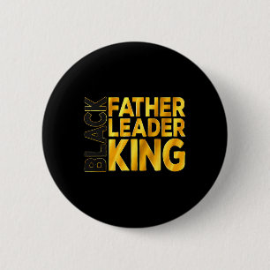 Black Father Leader King African Afro Juneteenth F 6 Cm Round Badge