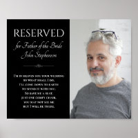 Black Father of Bride In Heaven Photo Wedding