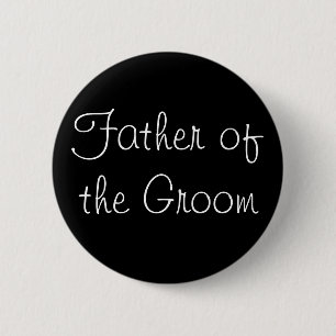 Black Father of the Groom Pin