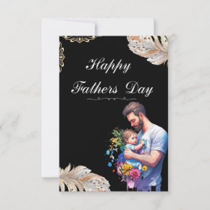Black Father's Day Card
