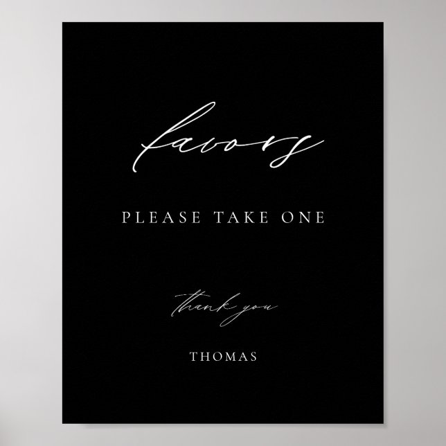 Black Favour Poster (Front)