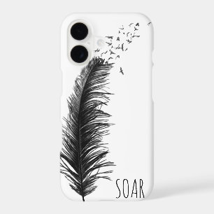 black feather with birds