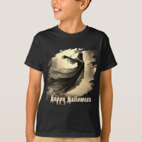 Black Female Ghost in Hellscape - Halloween