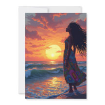 Black female on the Beach