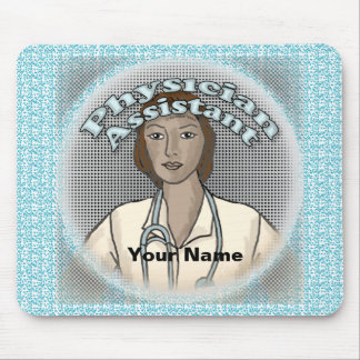 Black Female Physician Assistant Mouse Pad