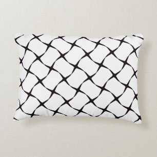 Black Fence Decorative Cushion