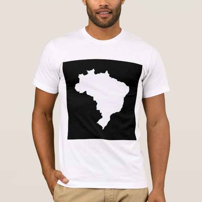 Black Festive Brazil at Emporio Moffa T-Shirt (Front)