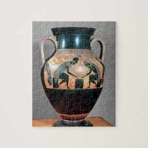 Black-figure amphora depicting Ajax and Achilles, Jigsaw Puzzle