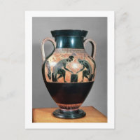 Black-figure amphora depicting Ajax and Achilles,