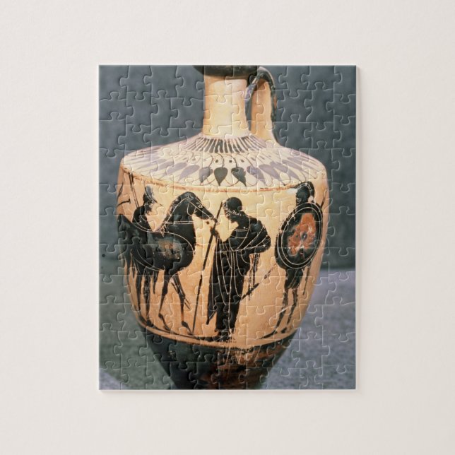 Black-figure Attic vase, 5th century BC Jigsaw Puzzle (Vertical)