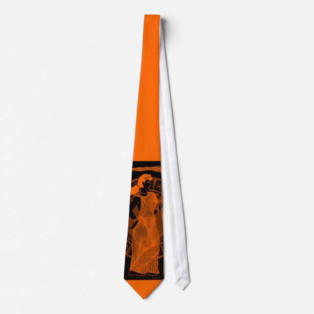 "Black Figure Greek Pottery" Tie (Front)
