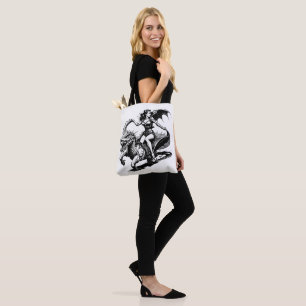 Black Fire Tote Bag
