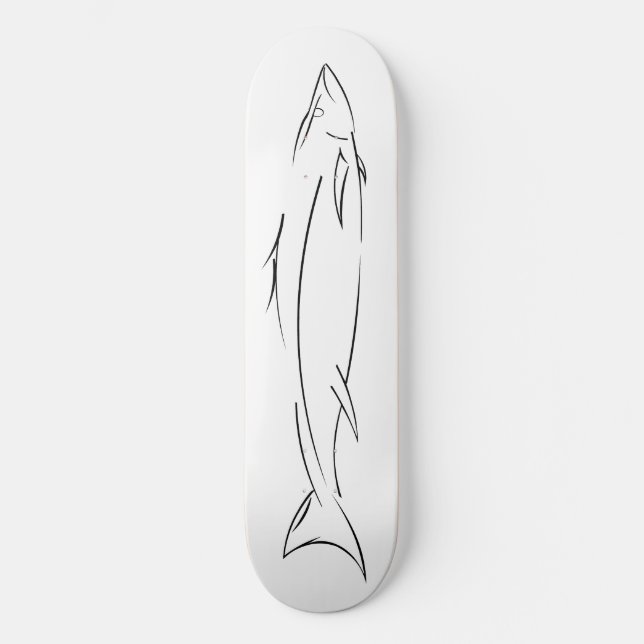 Black Fish Skateboard (Front)