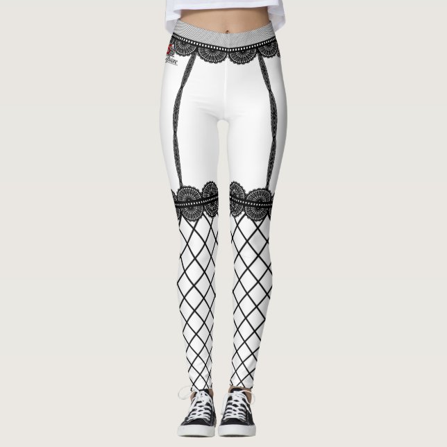 Black Fishnet Leggings (Front)