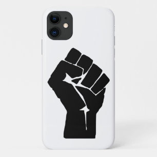 Black Fist Raised - Resistance Protest Case-Mate iPhone Case